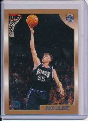 JASON WILLIAMS 1998-99 TOPPS NBA BASKETBALL ROOKIE CARD RC #153 