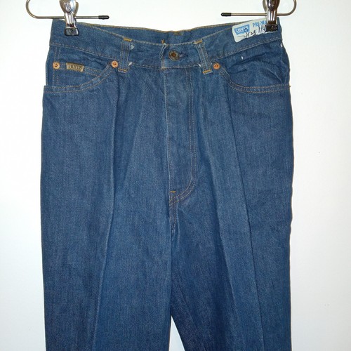 Jeans Levi's Denim Vintage 1980 Olimpiadi Taglia 24x32 Prelavaggio Vecchio Stock Donna - Foto 8 di 17