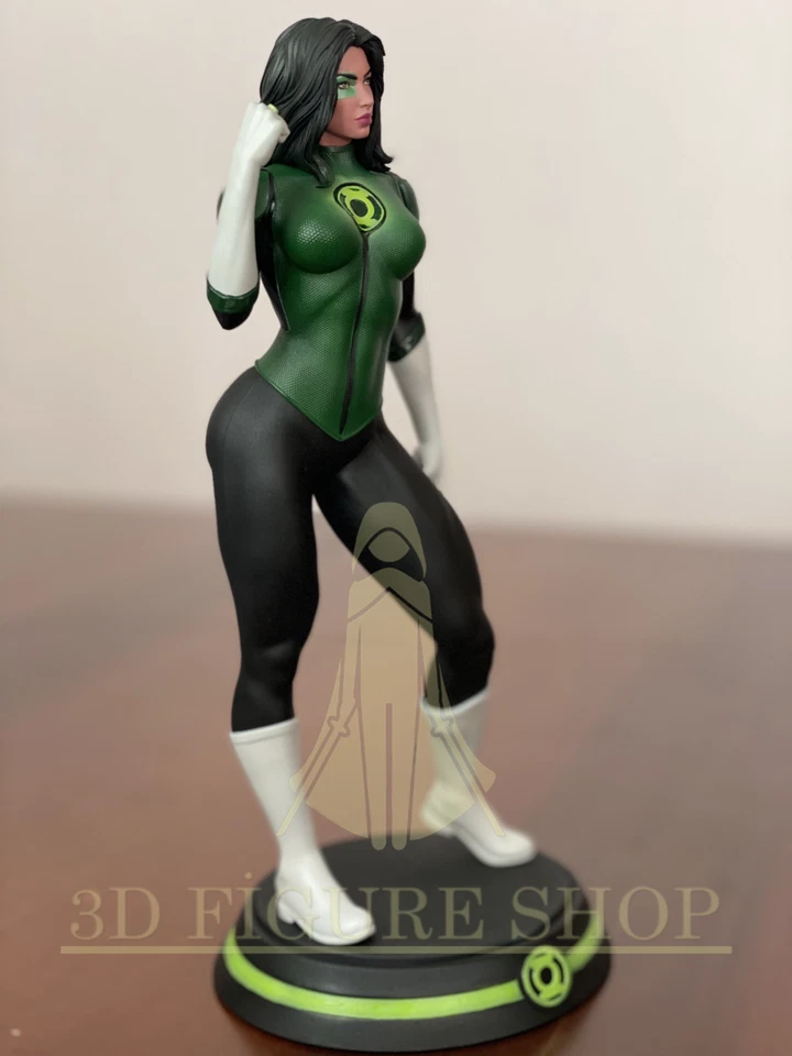 Linterna Verde/Figura/25cm/Pintado Profesional Foto 3 de 4