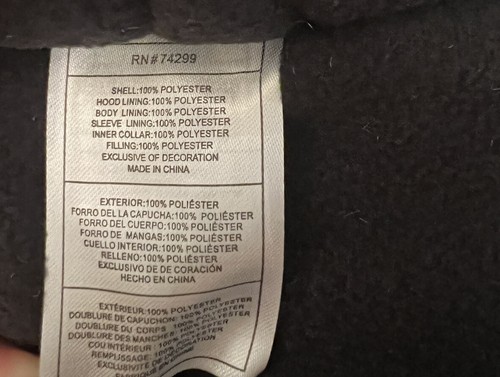 DKNY Waterproof Boy’s Puffer Jacket Gray Color/ Size 7 NWT - Picture 10 of 13