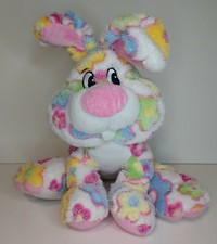 Dan Dee Collectors Choice Easter Bunny 15" Multicolored 2012 Flowers