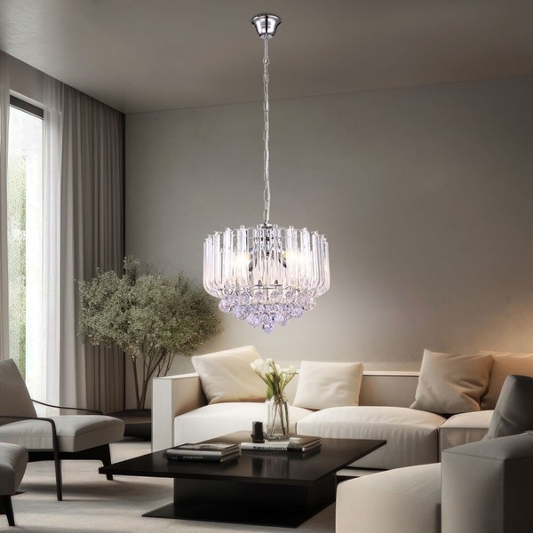 Wohnzimmer Esszimmer Decken HäNge Pendel Leuchte Lampe Luster Kronleuchter Licht-image