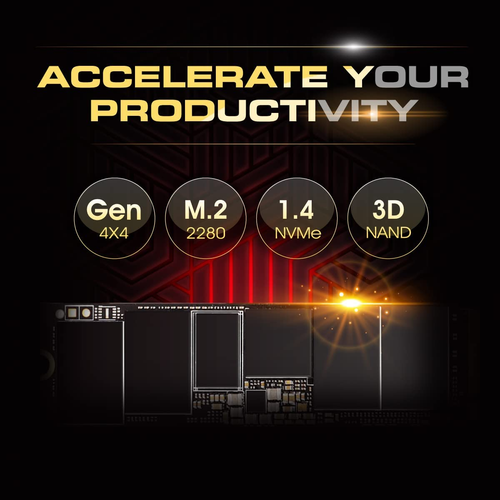 Silicon Power 1TB UD90 Nvme 4.0 Gen4 Pcie M.2 SSD R/W up to 5,000/4,800 Mb/S (SP - Picture 3 of 6
