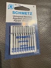 LOT OF 10 SCHMETZ UNIVERSAL ASSORTED NEEDLES 130/705 H 80/12 70/10 90/14 1789