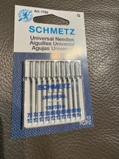 LOT OF 10 SCHMETZ UNIVERSAL ASSORTED NEEDLES 130/705 H 80/12 70/10 90/14 1789