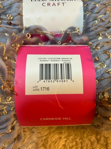 Lot of 3 Premier Yarns Isaac Mizrahi Carnegie Hill Color Audubon 4 oz NEW - Picture 2 of 2