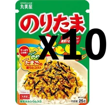 Marumiya Furikake Rice Seasoning Noritama [ 25g×10Packs ] Value Set From Japan