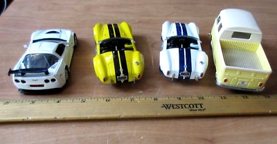 KINSMART LOT OF 2 SHELBY 1 Volkswagen and 1 RMZ City