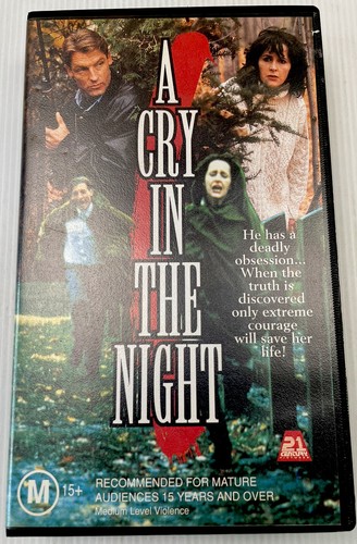 A Cry In The Night VHS Video Cassette Tape PAL Black Small Box M15+ 1992 - Picture 6 of 12