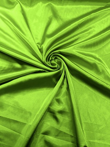60" Stretch Satin Fabric - Silky Light Weight Stretch Satin Fabric By Yard - Picture 40 of 67