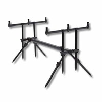 Behr Alu Rod Pod Buzzer Bar 3 Ruten Rutenhalter Ausziehbar Rodpod Halter GüNstig