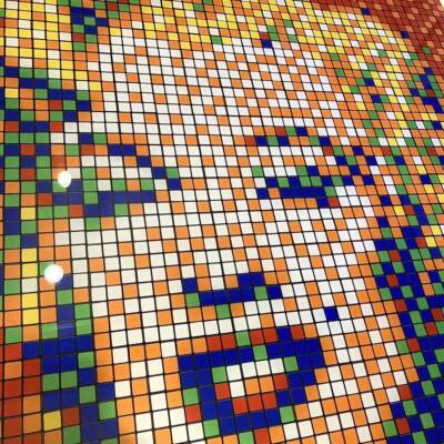 INVADER Rubik Shot Red Marilyn Ed774