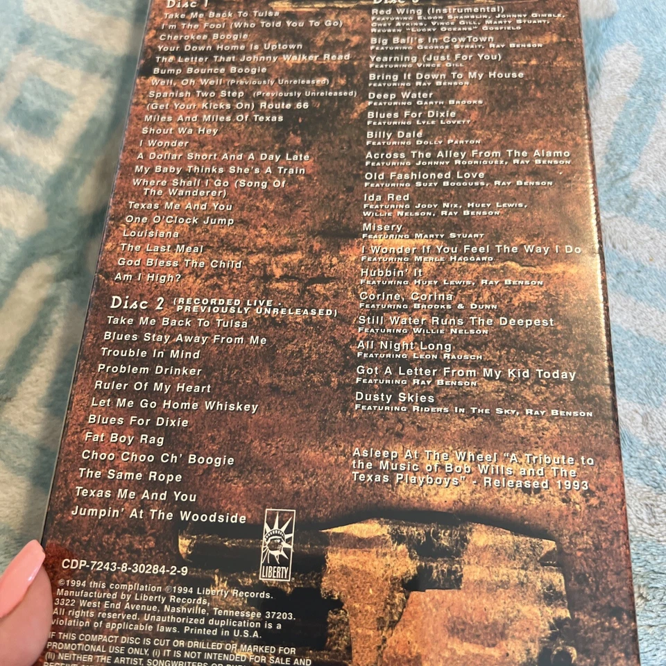 Asleep at the Wheel: Still Swingin' [BMG] ~ NEW 3-CD Box Set (1994, Liberty) OOP - Image 4 of 4