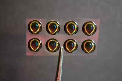 24  FROG EYES   3D Soft Molded 5/16''  8mm  Eyes Fly Tying Lures