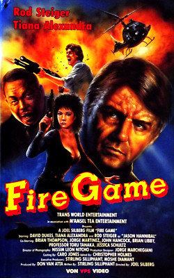 Fire  Game * KULT * orig. ERSTAUFLAGE ~ großes Cover * Rod Steiger * David Dukes