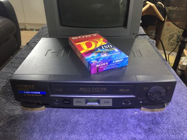 Hitachi MX808E Video Cassette Recorder PAL/MESECAM/NTSC Playback - Tested & Tape Hitachi MX808E Video Cassette Recorder PAL/MESECAM/NTSC Playback - Tested & Tape