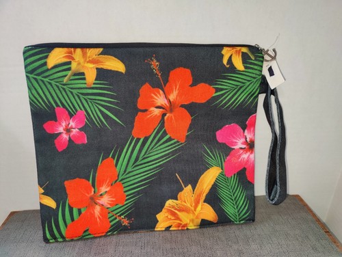Insulated Lunch Bag Anchor zipper pull Flowers -New Best Of Everything - Picture 2 of 6
