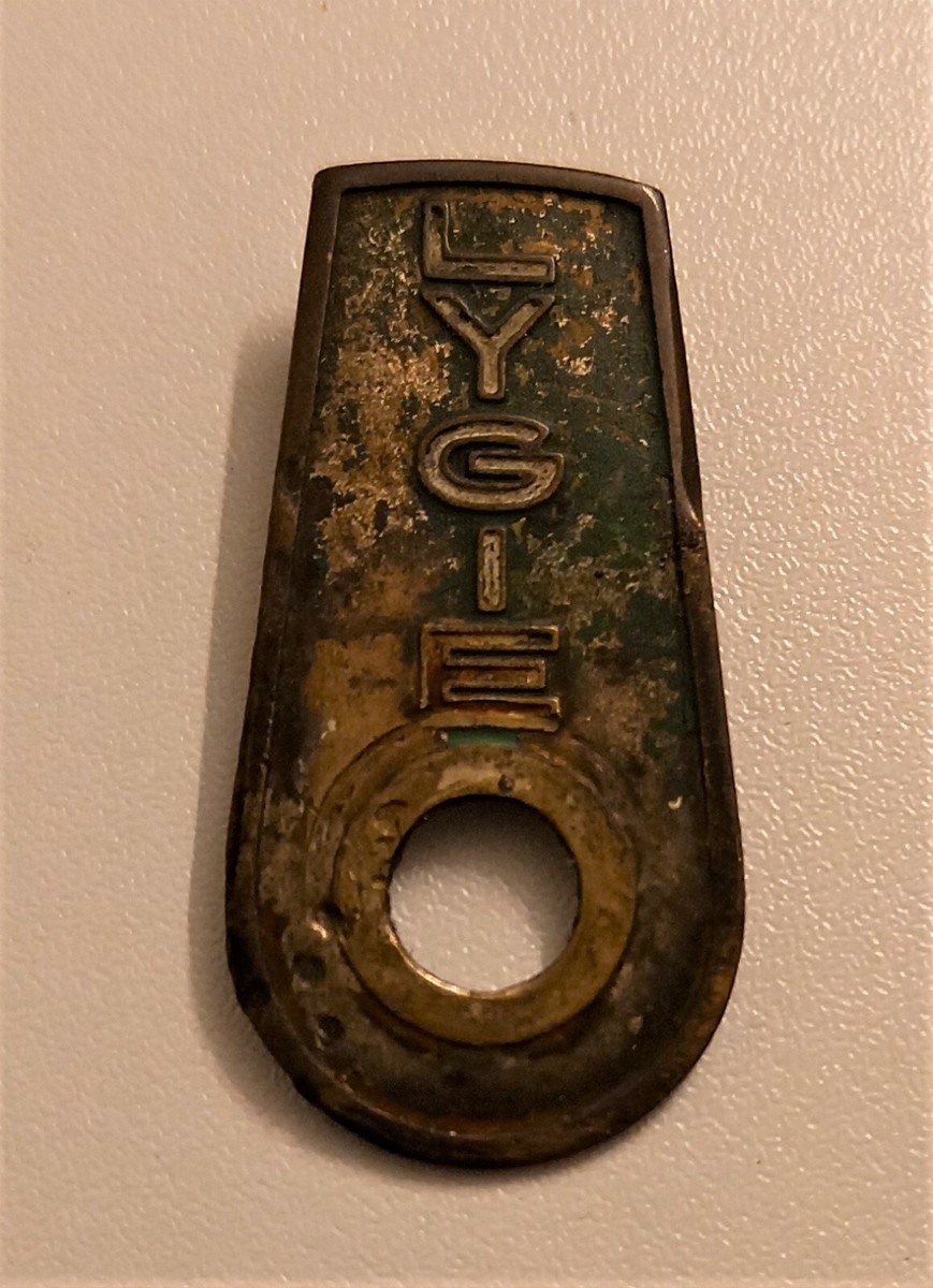 lygie padova fregio stemma bici epoca bicicletta head badge - Main Image