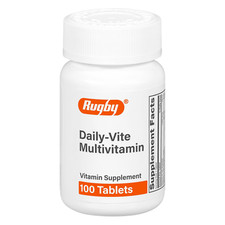 Rugby Daily-Vite Multivitamin   100 Tablets   Daily Essential Vitamin Supplement