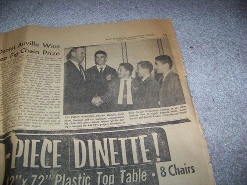 December 7 1962 Daily News Record Harrisonburg VA Mayor Frank C. Switzer - 第 5/8 張圖片