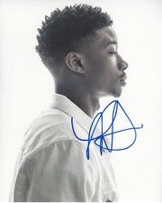 ACTOR LAMAR JOHNSON SIGNED AUTHENTIC 'THE HATE U GIVE' 8X10 PHOTO B w/COA X-MEN