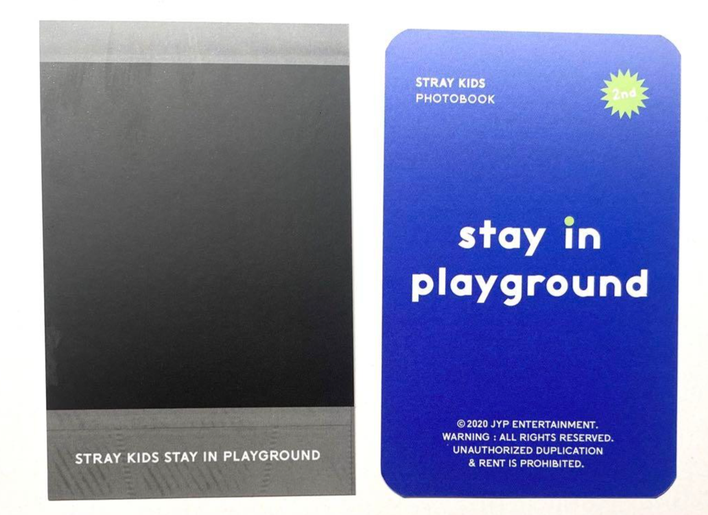 Straykids playground ポラロイド　バンチャン Stray Kids BANG CHAN BANGCHAN stay in playground Official