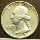 US 1939-S Washington Quarter **