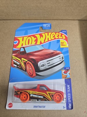 Hot Wheels Draftnator Treasure Hunt  #113 HW  22 Speed Team 5/5 Flat Red VHTF!