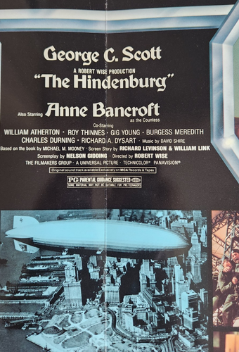 George C Scott, Anne Bancroft signed Hindenburg Movie Trade Poster 1975 Brochure - Picture 5 of 11