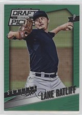 2014 Panini Prizm Perennial Draft Picks Green Prizm 35/35 Lane Ratliff #61 a8x