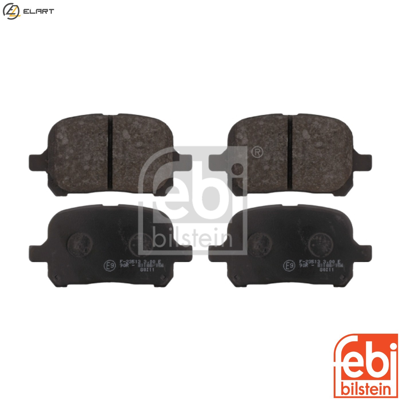 BRAKE PAD SET DISC BRAKE 16724 FOR TOYOTA ESTIMA/PREVIA TARAGO 2AZ-FE 2.4L 4cyl