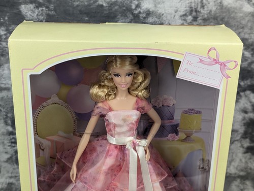 Birthday Wishes Barbie 2014 Collector Doll BCP64 Mattel NRFB New in Box - Picture 5 of 18