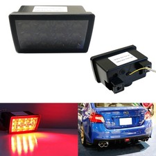 Smoked Lens F1 Style Led Rear Fog Light Braketail Lamp For Subaru Wrx Sti Xv..