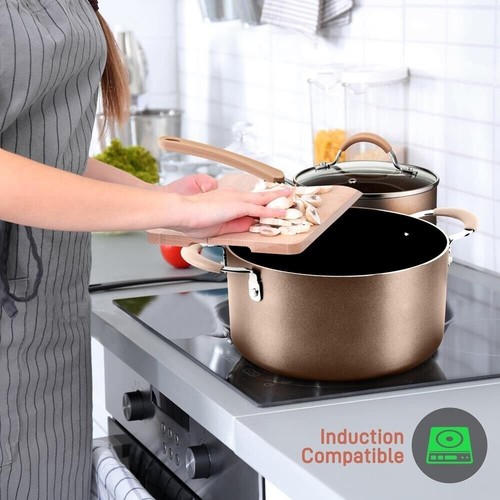 NutriChef Dutch Oven Pot w/ Lid-Non-Stick High-Qualified for NCCW14S & NCCW20S - Picture 5 of 7