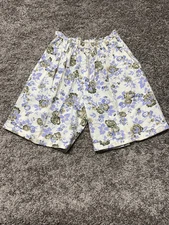 VTG 9/10 Gitano Express Mom High Rise Shorts Jean Denim Floral Flowers Cuffed