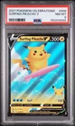 PSA 8 NM-MT 2021 POKEMON CELEBRATIONS SURFING PIKACHU V #008