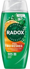 Radox Mineral Therapy Feel Refreshed Shower Gel Body Wash with a eucalyptus