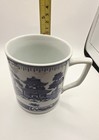 Blue & White Ceramic Pagoda Coffee Mug 12 fl oz — photo 7