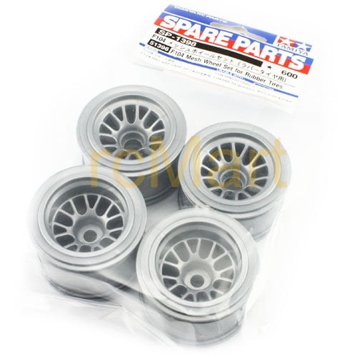 Tamiya F104 Mesh Wheel Set For Rubber Tires 1/10 RC TRF103 SP-1398 #51398 - Picture 2 of 2
