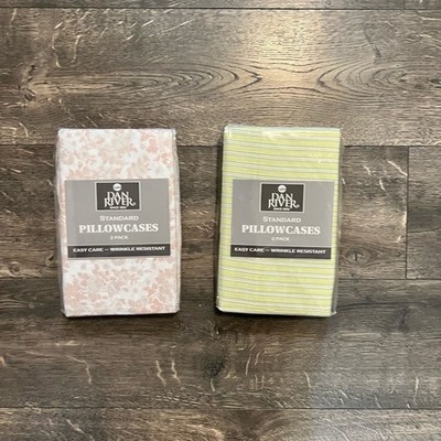 2-2 Packs of Dan River Pillowcases NEW