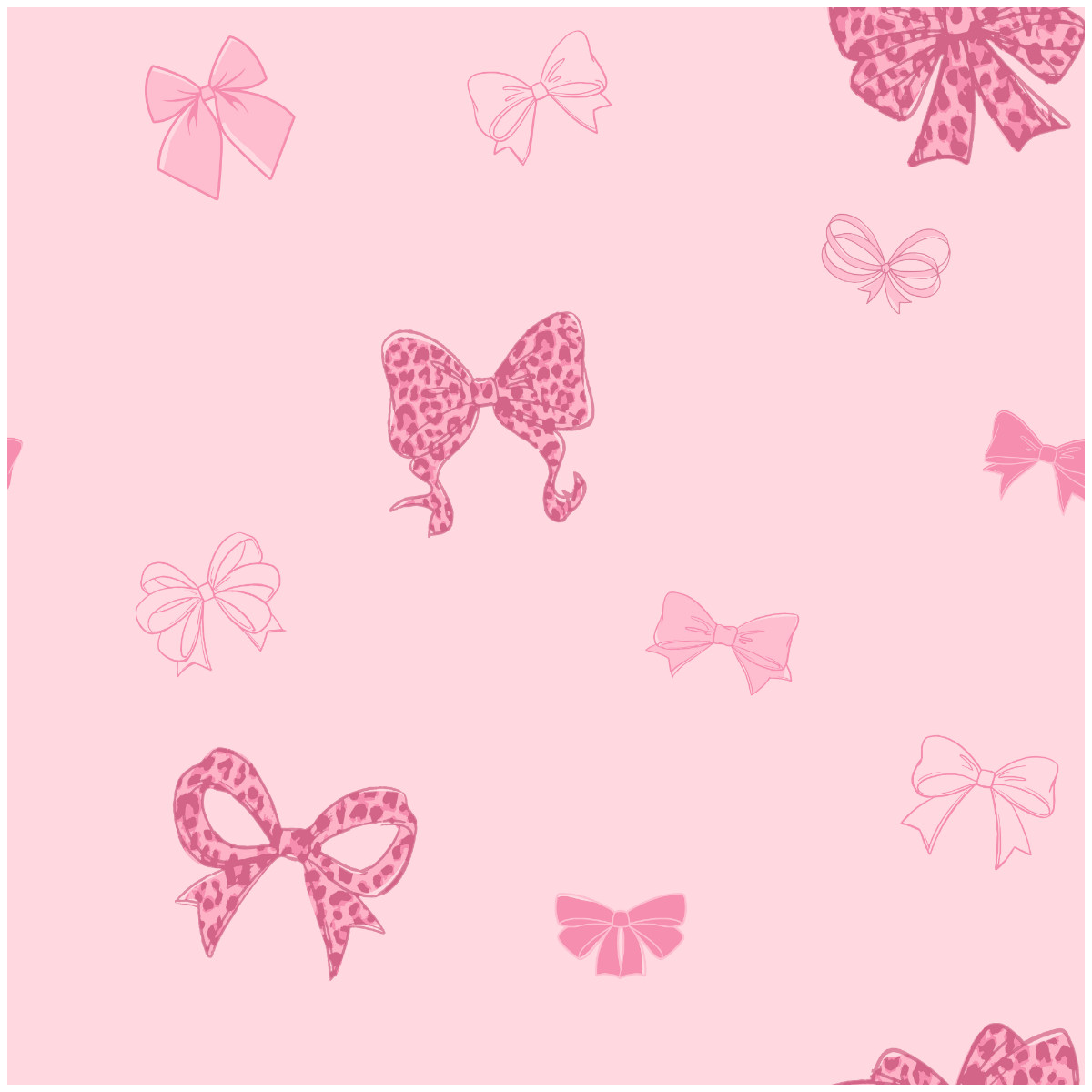 Wallpaper Shop Bows Wallpaper - Girls Bedroom - Extra Large - Pink - Image 2