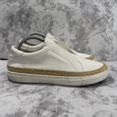 Steve Madden Dasher Espadrille Sneakers Womens 10 Faux Leather Slip On Shoes