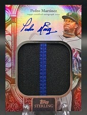 2025 Topps Sterling Splendor Jumbo Pedro Martinez GAME USED PATCH AUTO 3/3 Mets