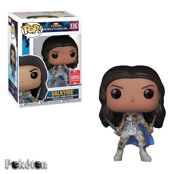 Funko Pop Marvel Thor Ragnarok #336 Valkyrie - 2018 Summer Convention - Bobble H-image