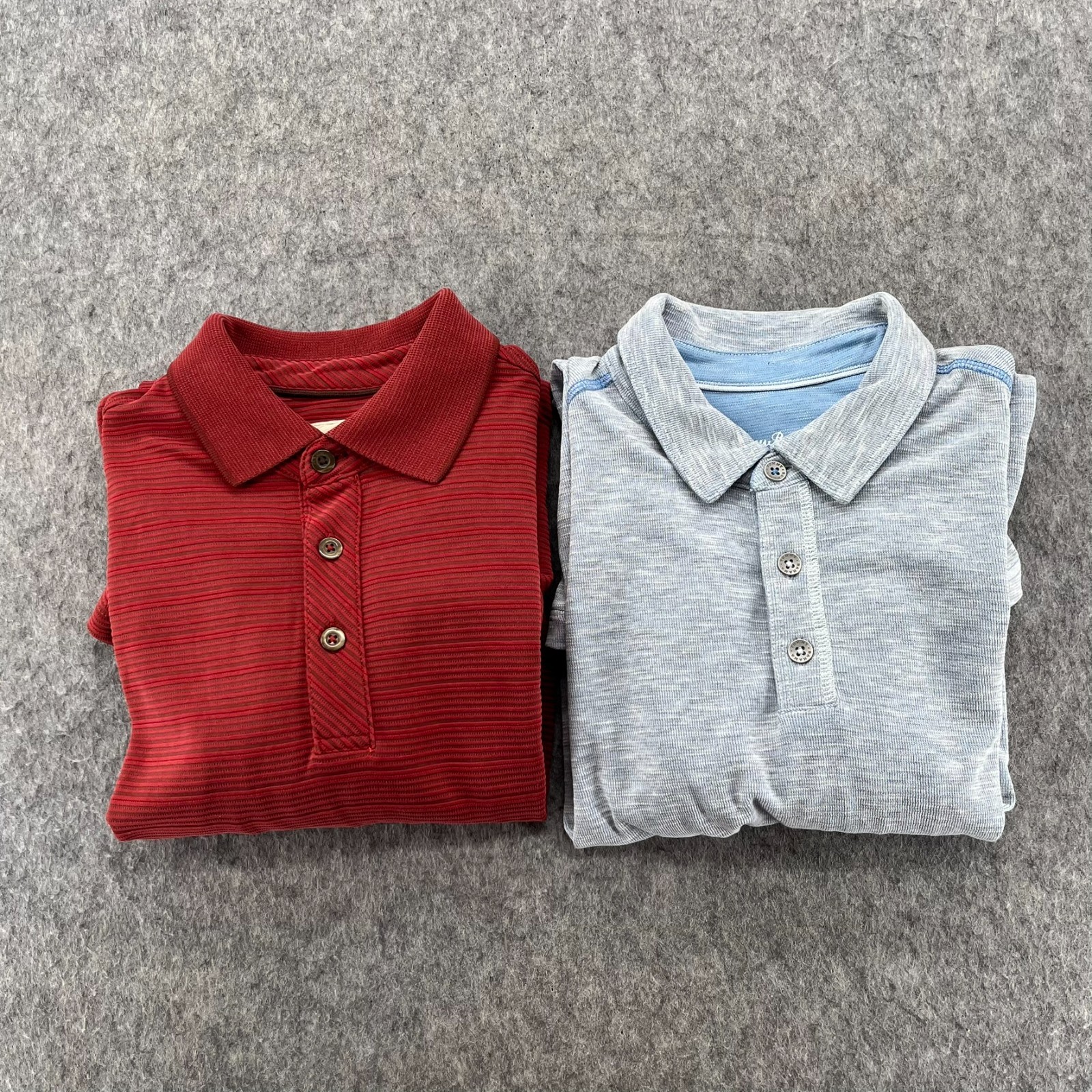 Tommy Bahama Pima Cotton Lot of 2 Mens Polo Golf Shirts Size M