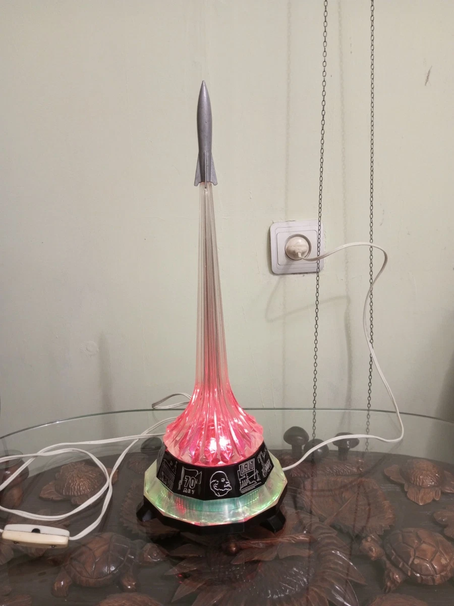 Rocket Lamp In Russian & Soviet Space Program Collectibles for