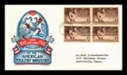 POULTRY INDUSTRY FDC SCOTT 968 BLOCK OF 4 STAEHLE CACHET CRAFT US COVER