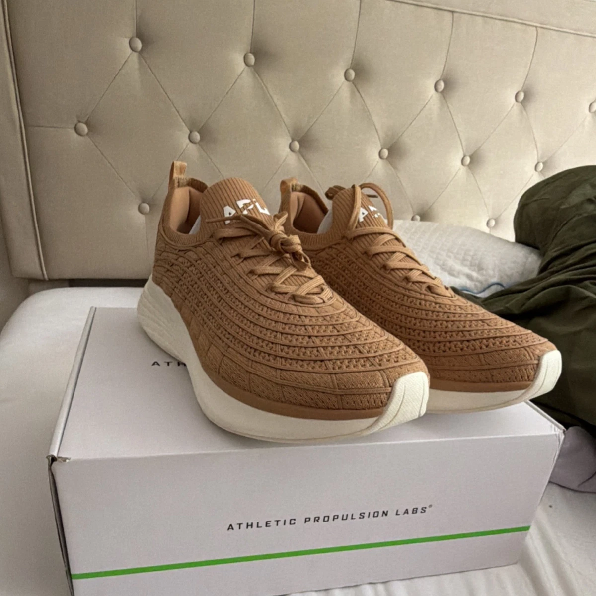 APL Men’s Athletic Sneakers — Brown & White Amazon.com | APL: Athletic Propulsion Labs Men main image 3