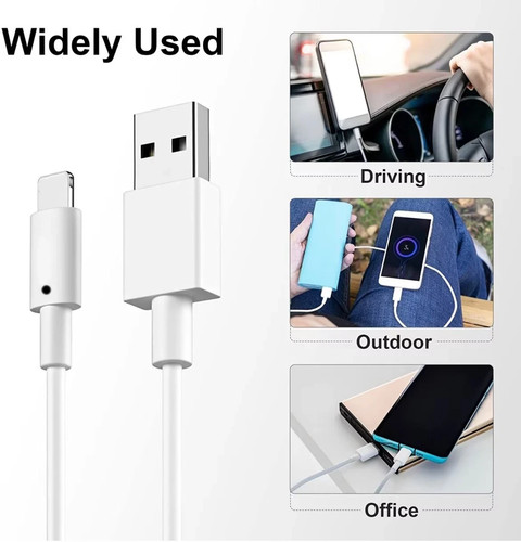 200-PCS Heavy Duty Charging Cable Charger Cord For iPhone 8-Pin to USB-A Bulk - Picture 5 of 5