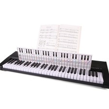 Convenient Keyboard Note Chart for Piano and Keyboard Learning Tool